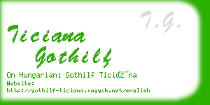 ticiana gothilf business card